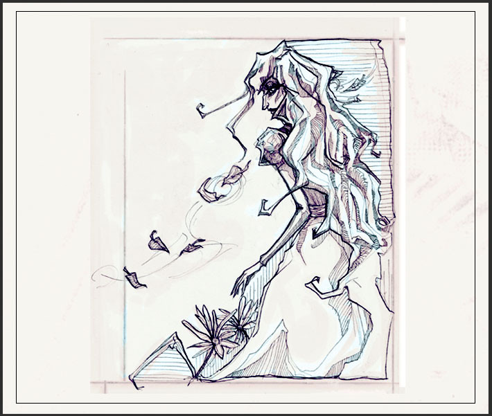 Freie Illustration - Nur einen Kuss - 2