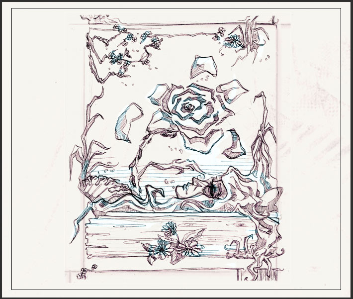 Freie Illustration - Nur einen Kuss - 4
