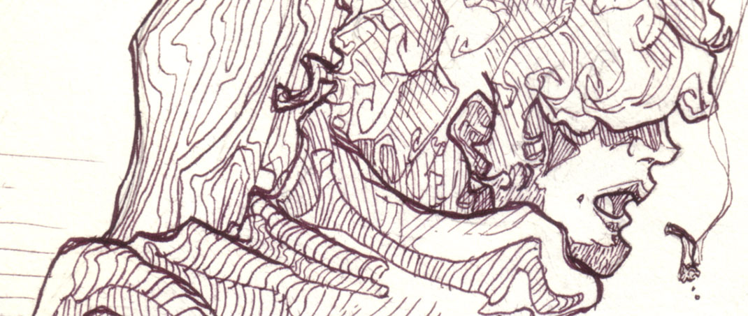 Freie Illustration - Nur einen Kuss - Grafik